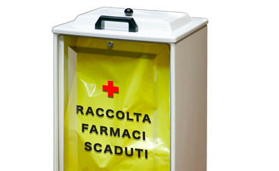 Contenitore Farmaci Scaduti Trasparente Chiuso | ASSOPLAST