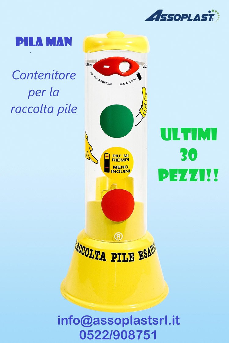 Raccoglitore pile esauste | ASSOPLAST