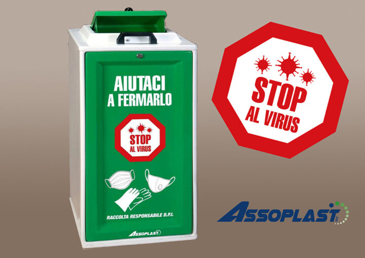 Contenitore rifiuti speciali covid 19 | ASSOPLAST