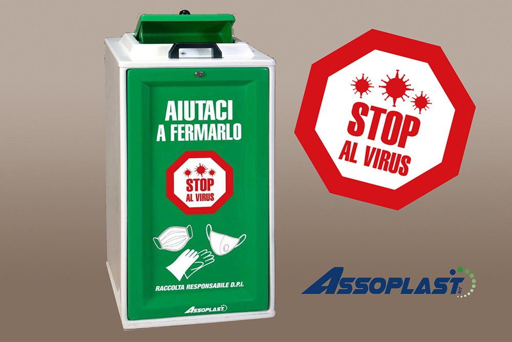 Contenitore rifiuti speciali covid 19 | ASSOPLAST